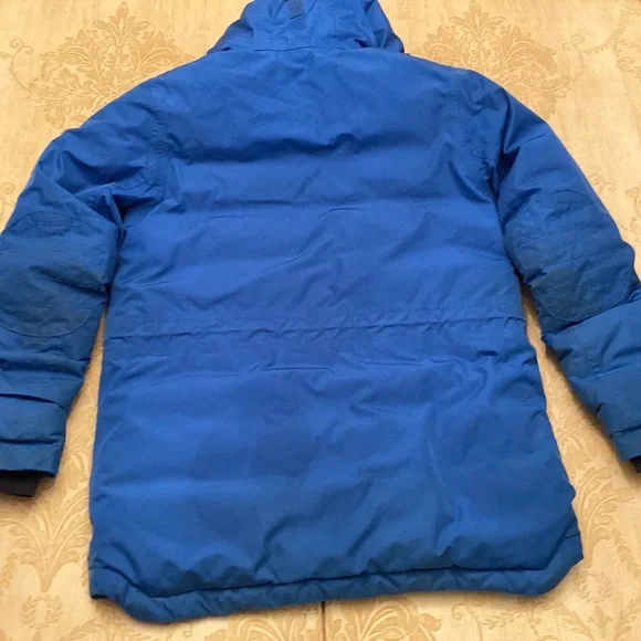 Lands’ End Kids Expedition Down Waterproof Winter Parka Royal Cobalt Blue M